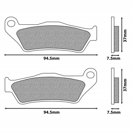 Plaquettes de Frein Arrière - BMW MOTO
Description des modèles compatibles ci-dessous :
G 450 X - HP 2 - K 1200 - R 1200 NineT