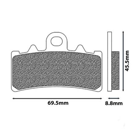 PLAQUETTES DE FREIN AVANT - BMW MOTO - C400 GT et X, G310 GS et R