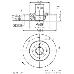 DISQUES DE FREIN ARRIERE...