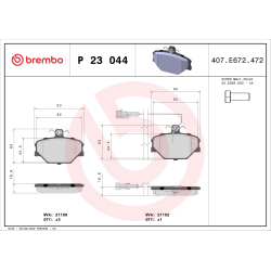 PLAQUETTES DE FREIN AVANT...