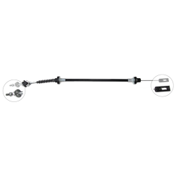 CABLE EMBRAYAGE - 607MM -...